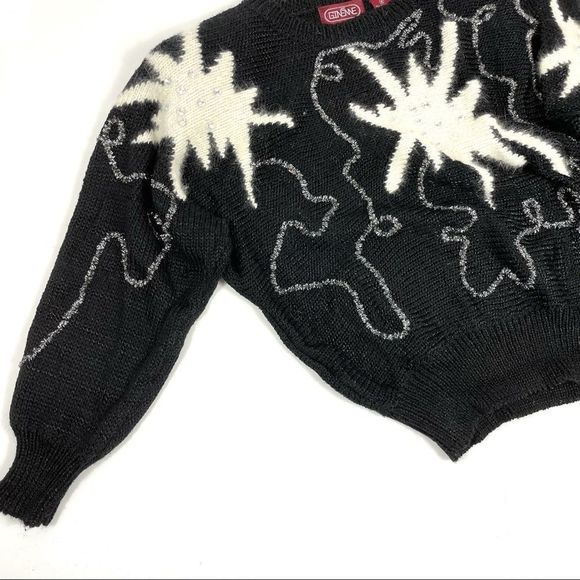 Vintage Beaded Wool Blend Sweater - Picture 3 of 6